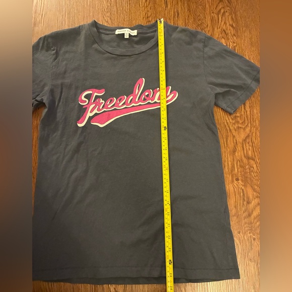 Rebecca Minkoff	Gray & Pink Freedom T-Shirt - Size XS - Picture 4 of 6